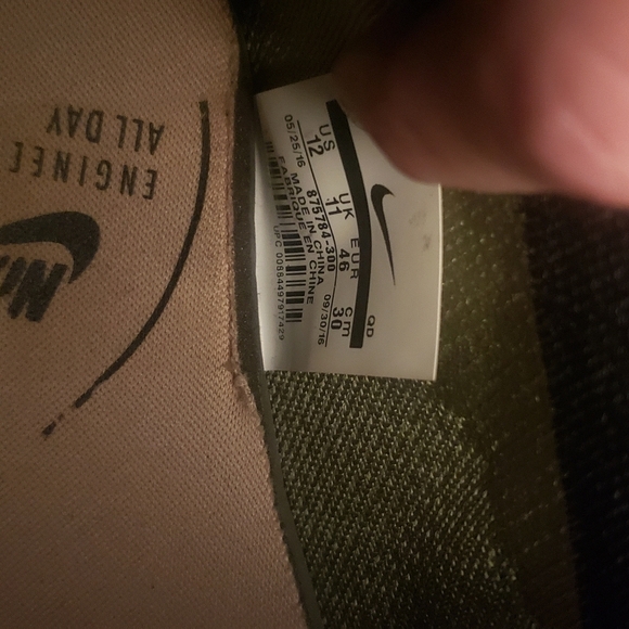 NIKE AIR ZOOM TALARIA MID FLYKNIT PREMIUM  GREEN Mens Shoes Size 12 - Picture 7 of 14